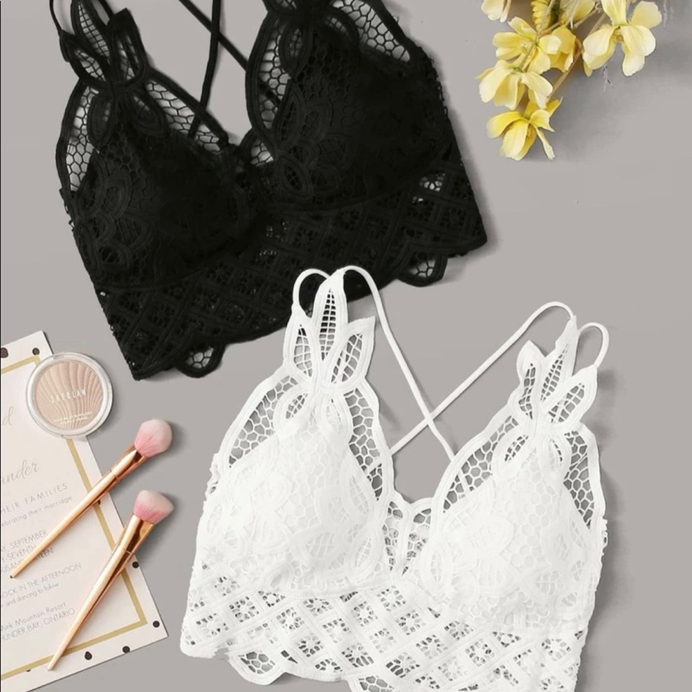 Lace bralettes sold together or separately for half the price